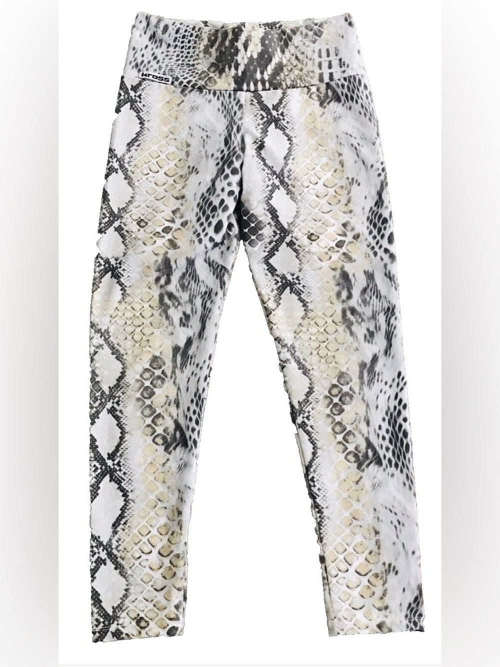 KROSS Snakeskin Print Brazilian LEGGINGS L